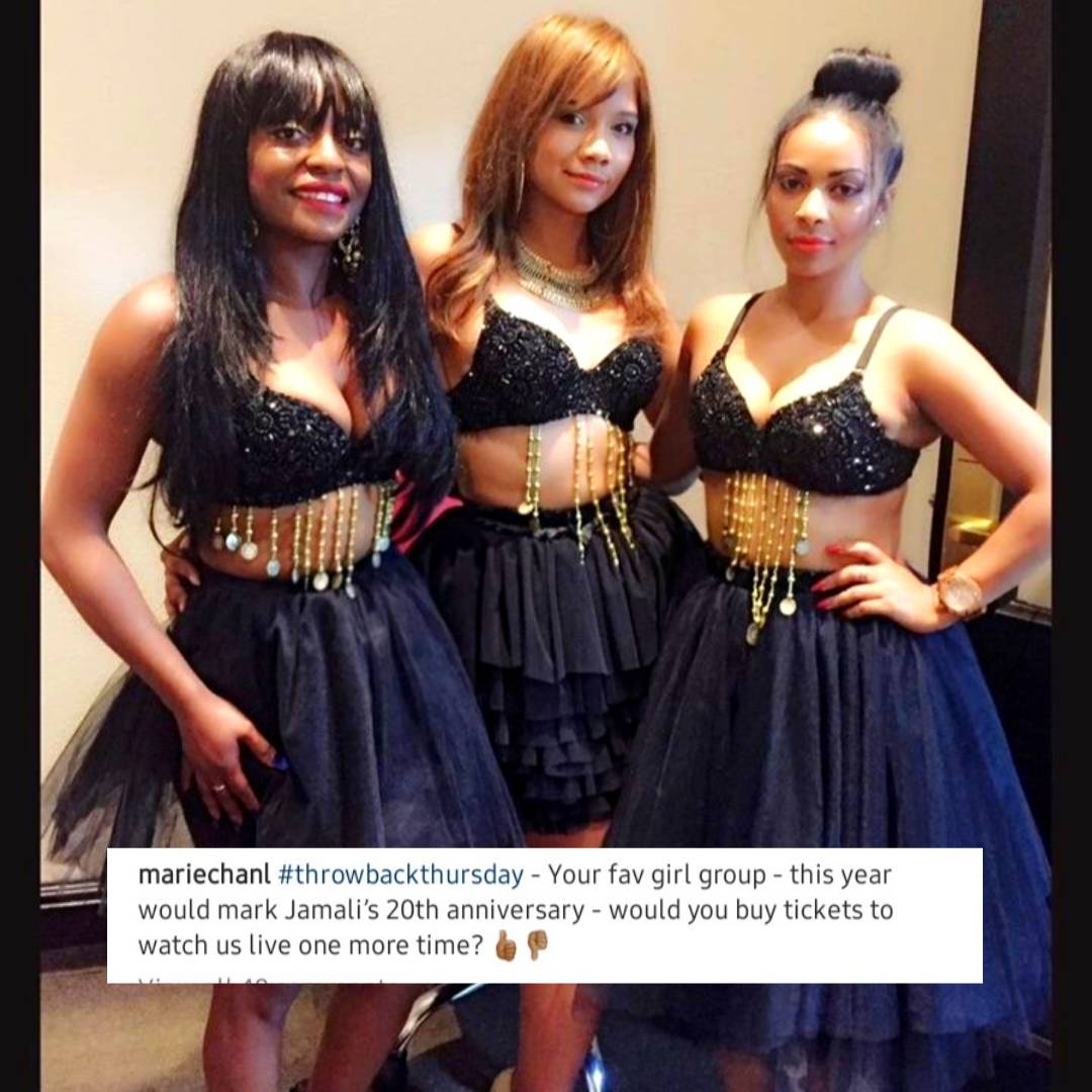 What's your favourite Jamali song?

#ThrowbackThursday #GirlGroups #AfricanMusic #WeAreGlobal