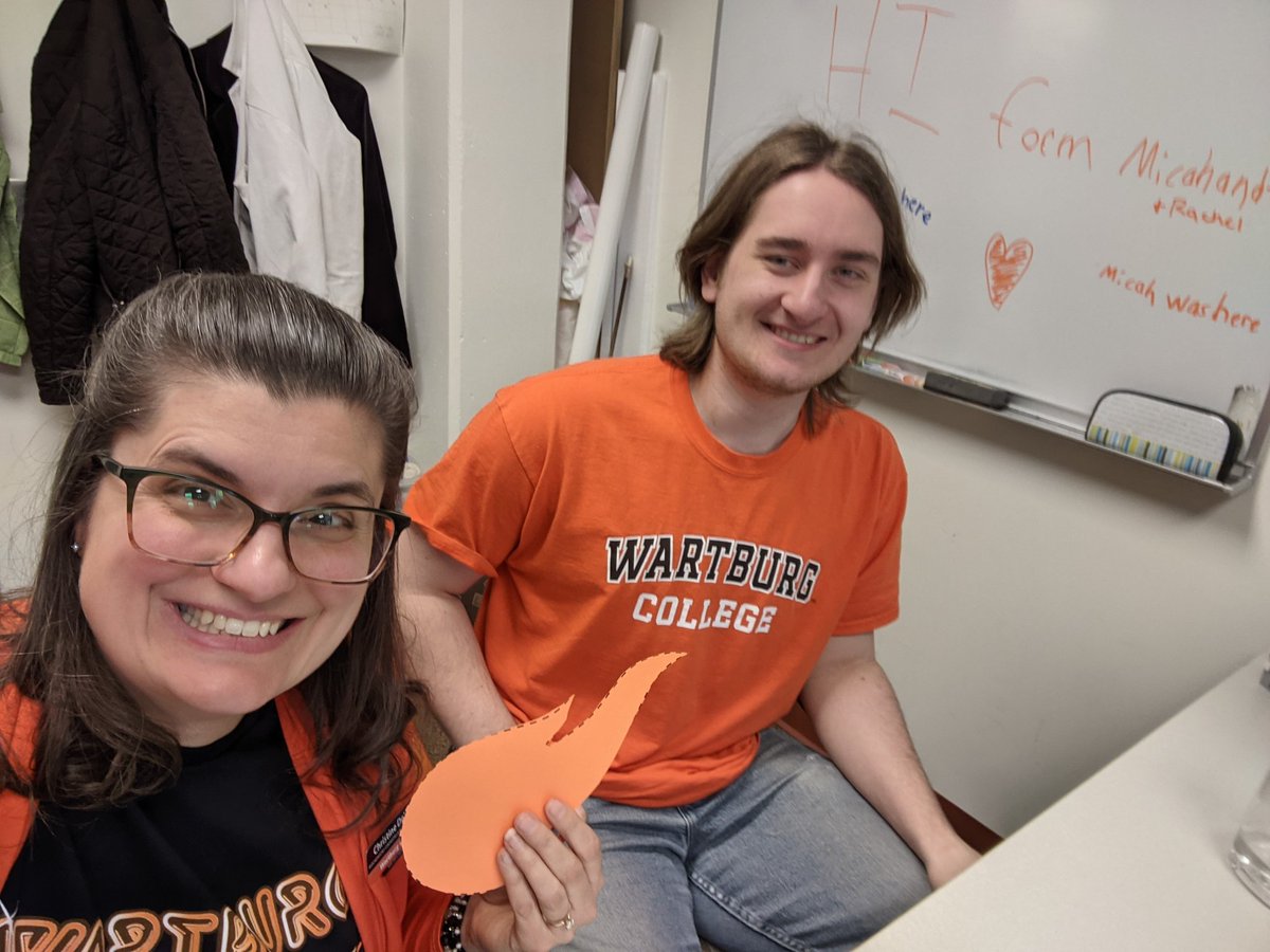 DrChrissyDeV's tweet photo. We're on fire from inorganic chemistry! Catch the spark! Ignite the team! #wartburgcollege #jahnTellereffect #octahedral #uknightday https://t.co/GN5px4DiWA