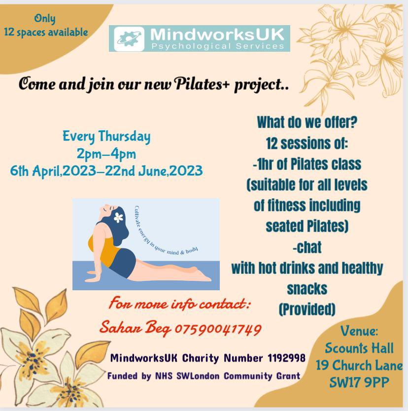 Exercise and mental health go hand in hand. There’s still some free spaces available if you or you know someone who could benefit🙏🏼