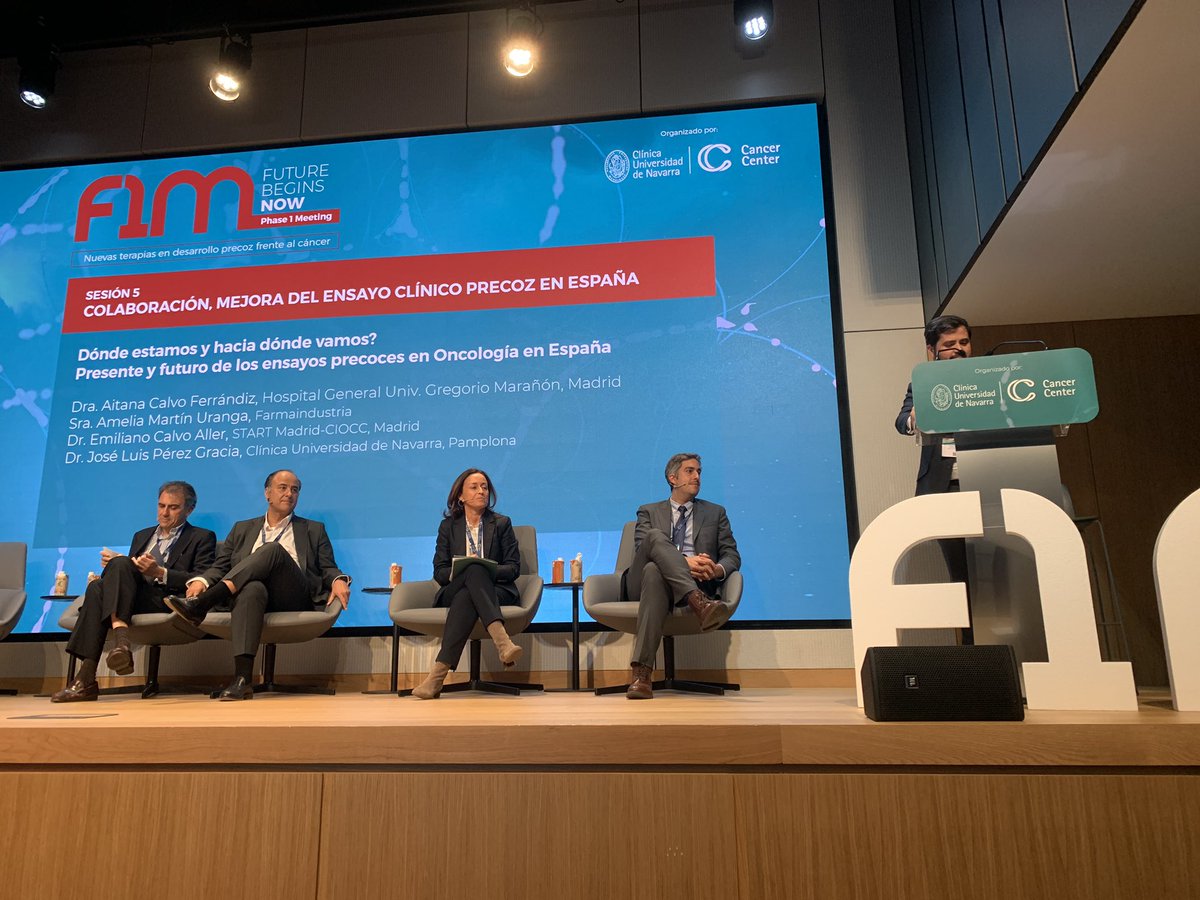 Nuevas iniciativas para avanzar en la mejora de los ensayos clínicos 🧬🎯en fase precoz en España #F1M #FutureBeginsNow #Phase1Meeting #NuevasTerapiasEnDesarrolloPrecozFrenteAlCáncer