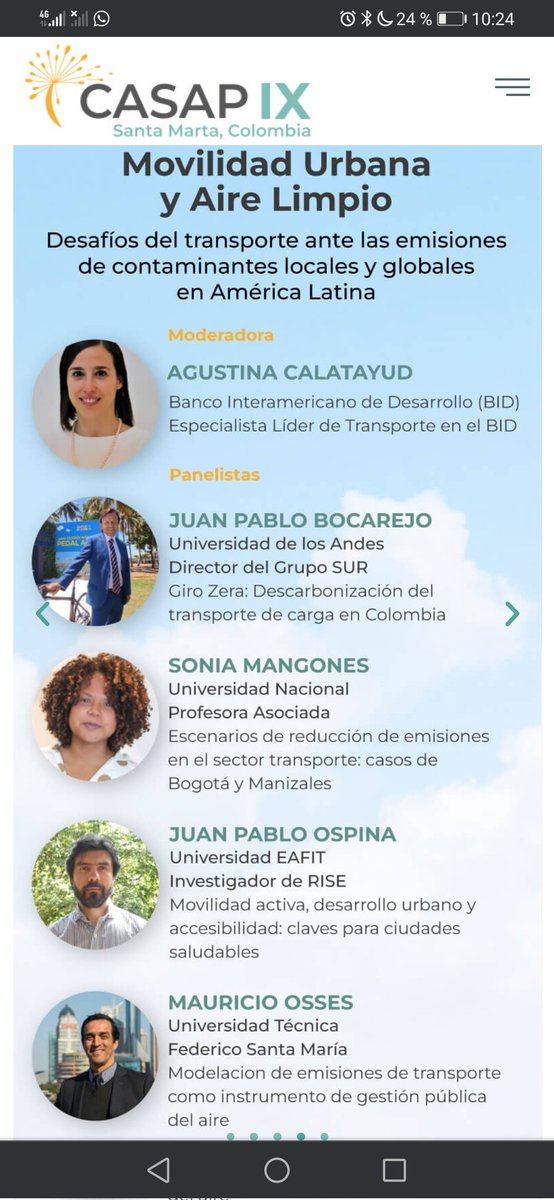 hugoesaenzp's tweet photo. #CASAPIX | En el panel de lujo de Movilidad Urbana y Aire Limpio moderado por @agus_calatayud con @soniamangones @Bocarejo_JP
@MauricioOsses5 y Juan Pablo Ospina de @EAFIT recomiendan algunas acciones exitosas para impactar nuestras ciudades. https://t.co/r99I8SuyPB