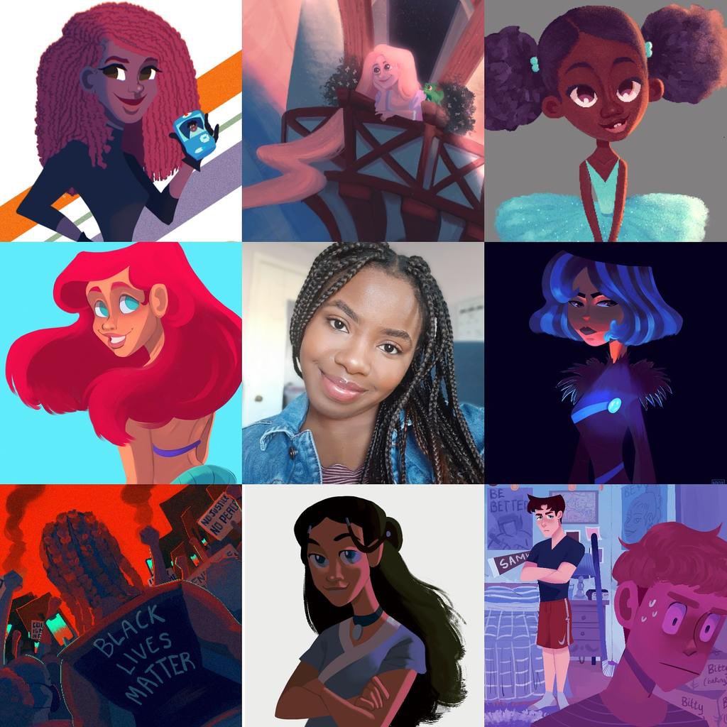 Hi  #ArtistsoftheCaribbean! My name is Lily Allen and I'm an illustrator with professional and mentorship experience in publishing and designing for animation. Currently a Fellow at DreamWorks! 🇹🇹🇻🇮 ⬇️ 