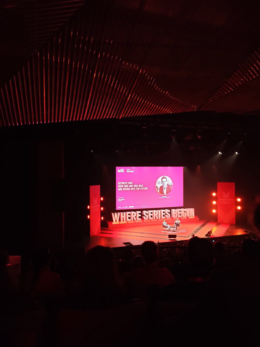 rosebudinc's tweet photo. Keynote HBO @seriesmania
Mission, demander comme SUCCESSION se termine 😁😁😁 https://t.co/fakveY7zaX