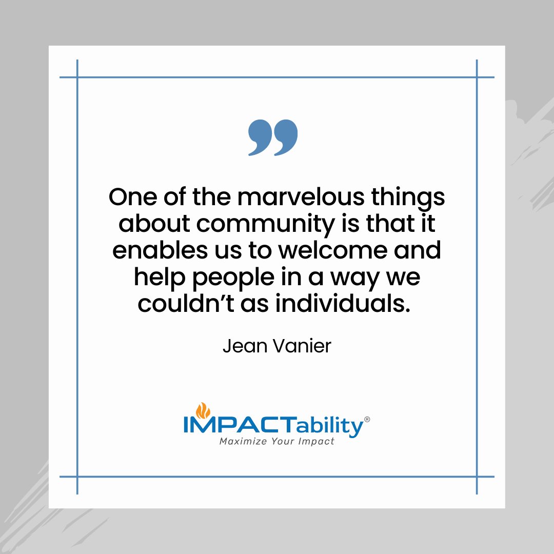 Impactability_'s tweet image. Everyone has the power to make an impact in their community, even the smallest actions can have big implications!
.
.
.
#MotivationalQuotes #IMPACTabilityQuotes #SoukupStrategicSolutions #Nonprofit