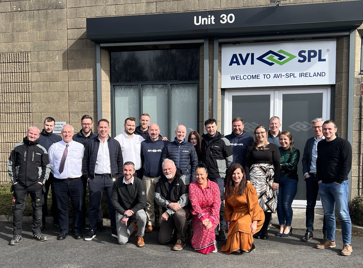 AVISPL_UKI's tweet photo. AVI-SPL Ireland celebrates its 1st Anniversary!☘️
It was a fantastic day reflecting and celebrating on what we've achieved as a team since the acquisition of Sonics.
A HUGE THANKS to our incredible people who have gone above and beyond!
#oneAVISPL #Trailblazers #ShapeTheFuture https://t.co/MB2M0shO7X