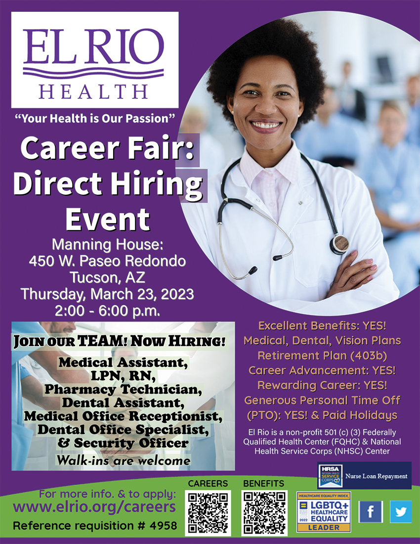 Today is the day! Our Direct Hiring event begins today at 2pm and runs through 6pm at the Manning House. Walk-ins are welcome. See the flyer for more information. #StepUp