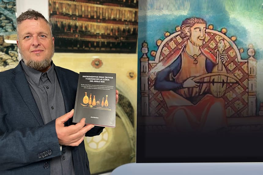 TodalamusicaEs's tweet photo. Jota Martínez presentó un nuevo libro sobre los instrumentos de la Llíria medieval | https://t.co/JdJwdpSY0Y | @cimmedieval | @Mara_Aranda https://t.co/T2cqDgwcmV