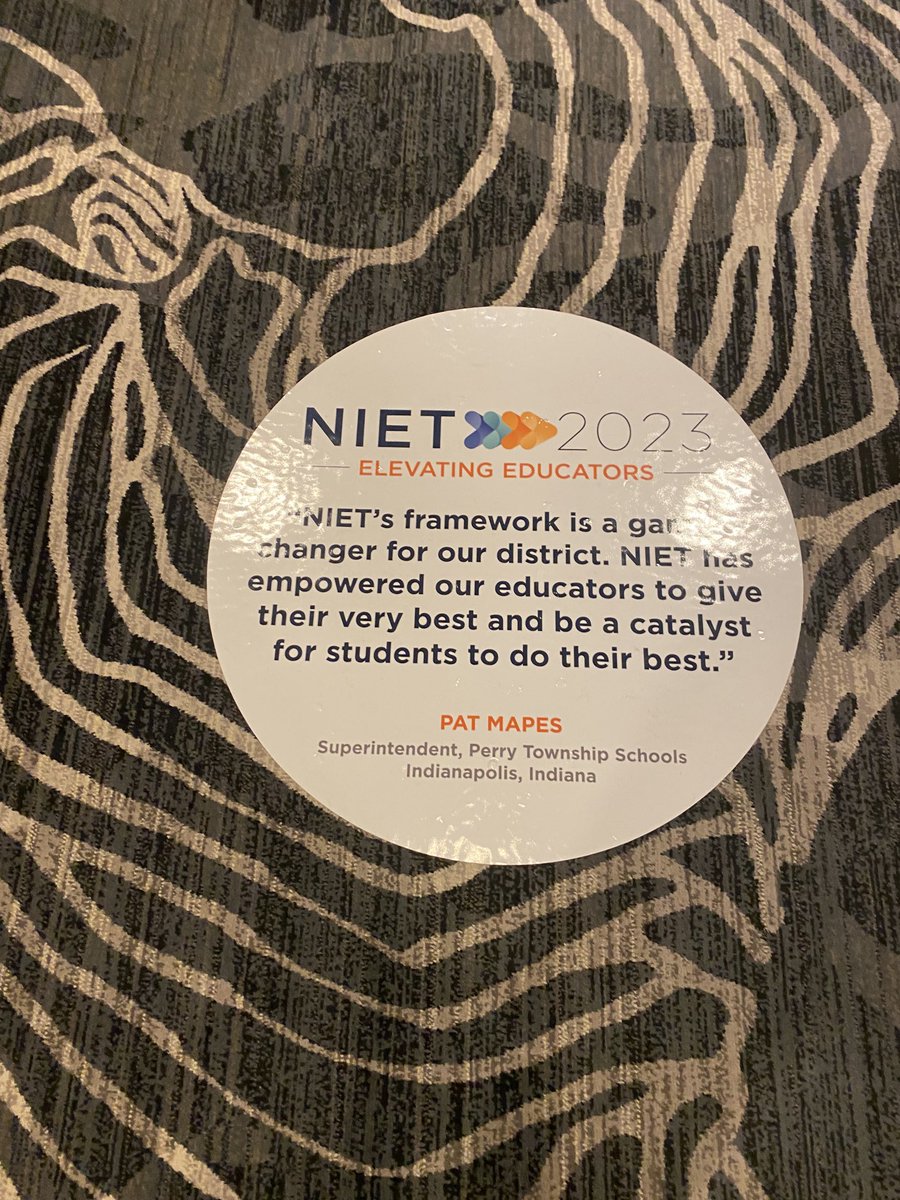 When ⁦<a href="/PerryTwpSchools/">Perry Township Schools</a>⁩ superintendent ⁦<a href="/mapes_pat/">Pat Mapes</a>⁩ is quoted at a the NIET National Convention in Indianapolis, Indiana. #WeGrowKids
