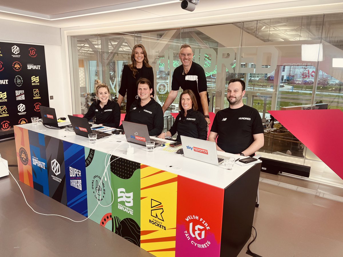 All set in “Mission Control” for #TheHundredDraft 10mins to go! <a href="/thehundred/">The Hundred</a> <a href="/hannahjwilkes/">Hannah Wilkes</a> <a href="/CharlesDagnall/">🗡️Charles Dagnall 🗡️</a> <a href="/sahbell1983/">Sarah Louise Hamilton</a> Let’s do this!