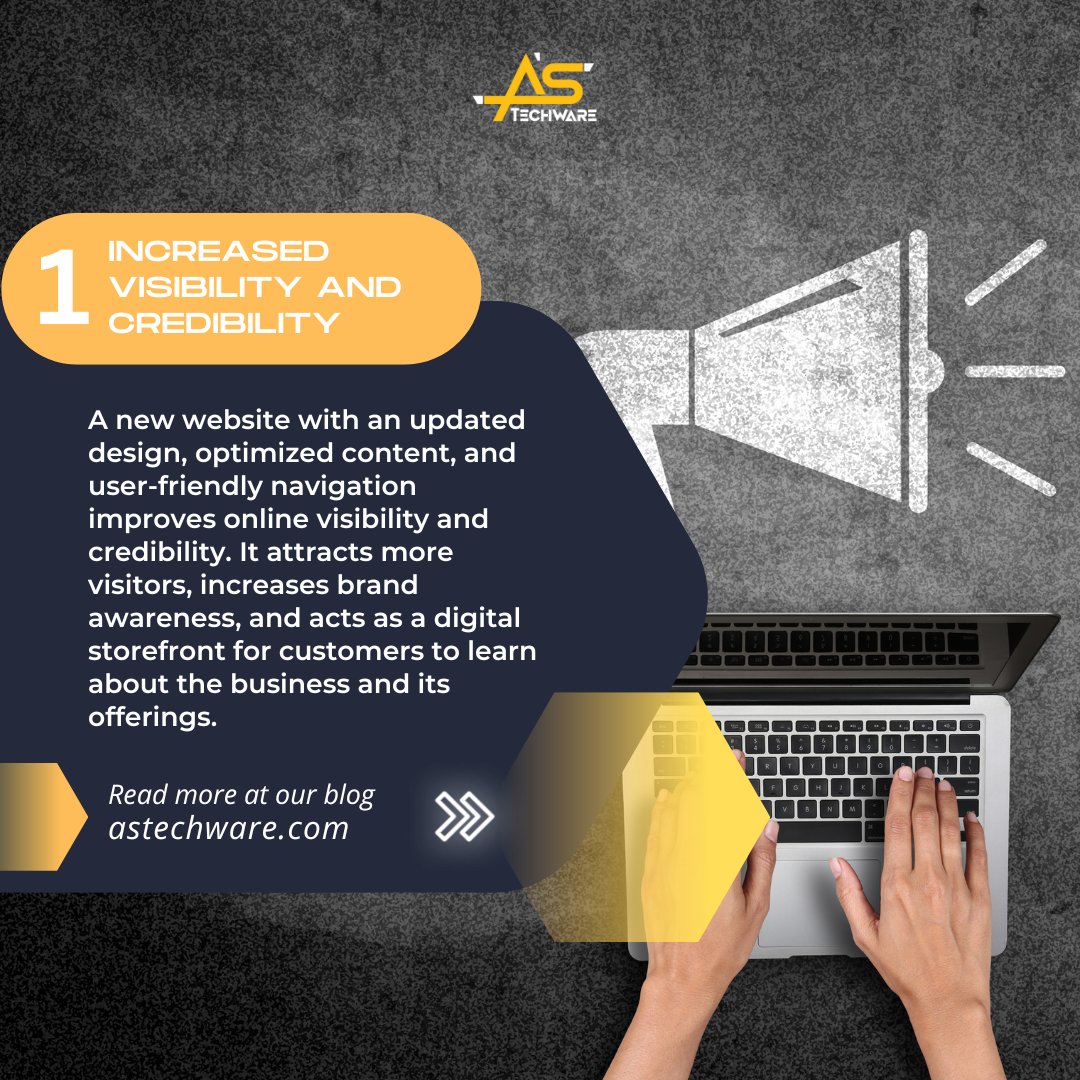 astechware's tweet image. 1/2 Is your website up to par? 💻 Investing in a new website could be the key to unlocking success for your business. Check out our latest blog post to discover the 4 compelling reasons why you should consider making the leap! 🚀
tinyurl.com/7zvy8sme
#websitedesign
#astechware