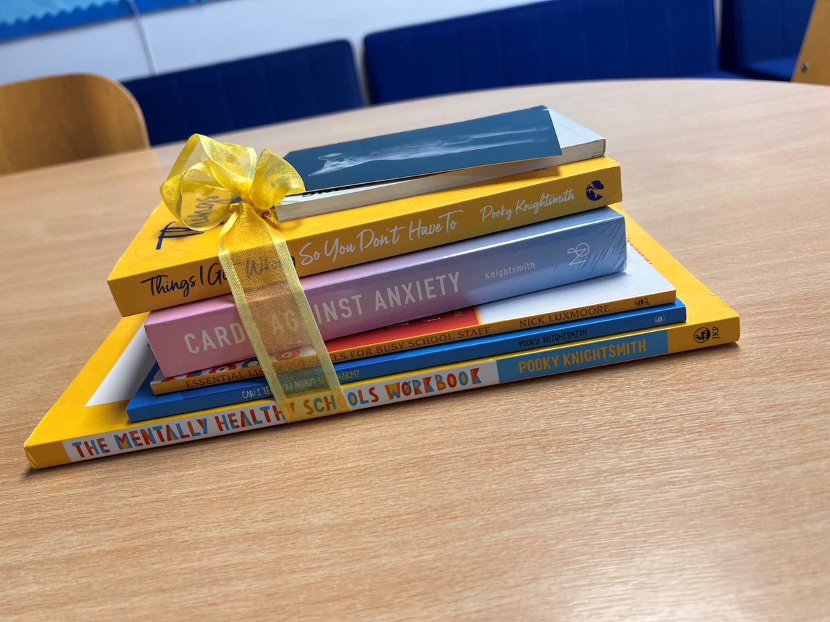 Thank you <a href="/PookyH/">Pooky Knightsmith</a> for visiting, presenting and gifting us these books at the Mental Health and Wellbeing summit <a href="/Copthall_School/">Copthall School</a> in collaboration with <a href="/MillHillSenior/">Mill Hill School</a>.

#MentalHealthAndWellbeingSummitCopthallXMillHill #MentalHealth #Wellbeing