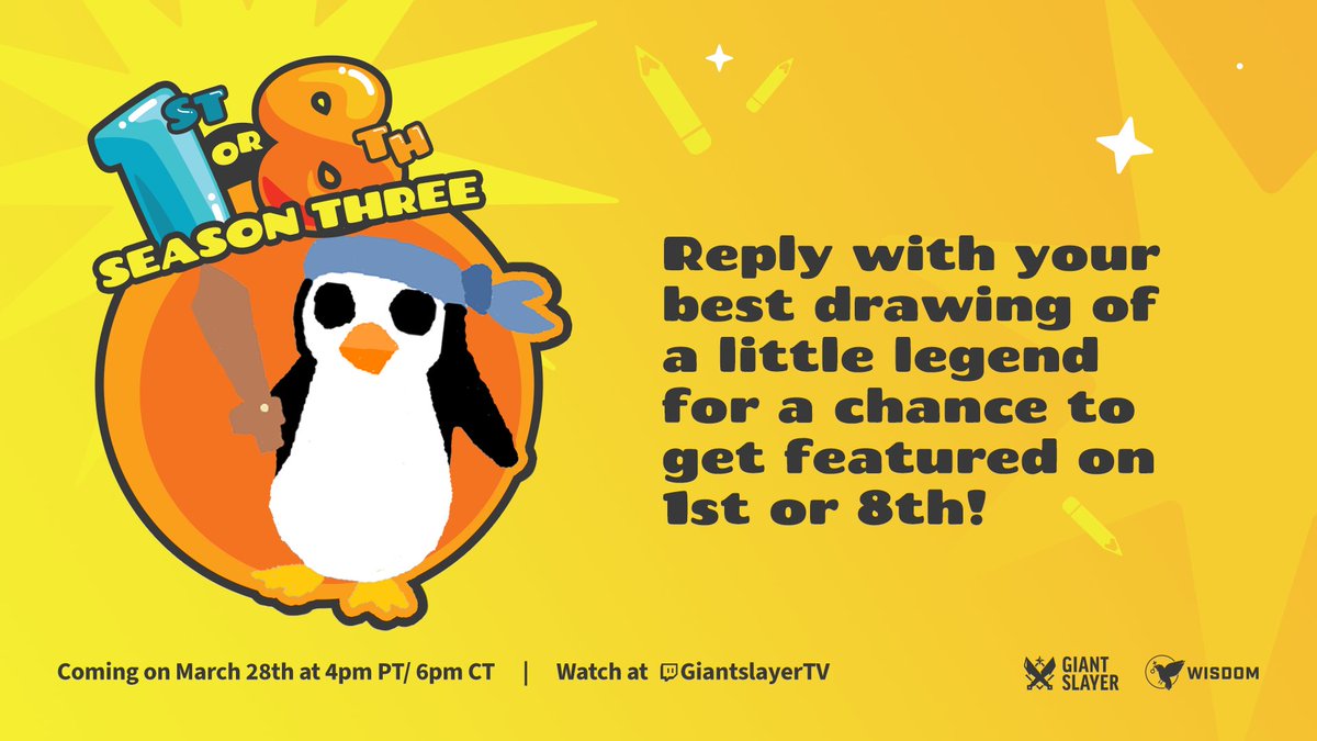 Time to show off those artistic talents (or just make a funny doodle)! 🎨

Draw your favorite Little Legend and drop it in the replies for a chance to get featured on 1st or 8th!