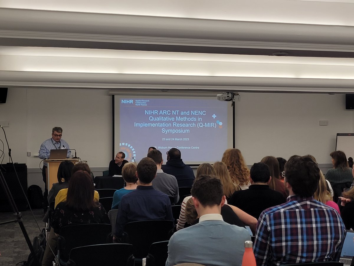 Dr. Harpreet Kaur Sihre (@harpreet_k_s) on Twitter photo It's official! The Qualitative Methods in Implementation Research Symposium 2023 #QMIR2023 has kick started with an insightful plenary: Thinking with qualitative research in implementation science with <a href="/CarlRMay/">Carl May @carlrmay</a> <a href="/TracyLFinch/">Prof Tracy Finch</a> & Tim Rapley <a href="/NIHR_ARC_NENC/">NIHR ARC North East and North Cumbria</a> <a href="/arc_nt/">NIHR Applied Research Collaboration North Thames</a> It's official! The Qualitative Methods in Implementation Research Symposium 2023 #QMIR2023 has kick started with an insightful plenary: Thinking with qualitative research in implementation science with <a href="/CarlRMay/">Carl May @carlrmay</a> <a href="/TracyLFinch/">Prof Tracy Finch</a> & Tim Rapley <a href="/NIHR_ARC_NENC/">NIHR ARC North East and North Cumbria</a> <a href="/arc_nt/">NIHR Applied Research Collaboration North Thames</a>