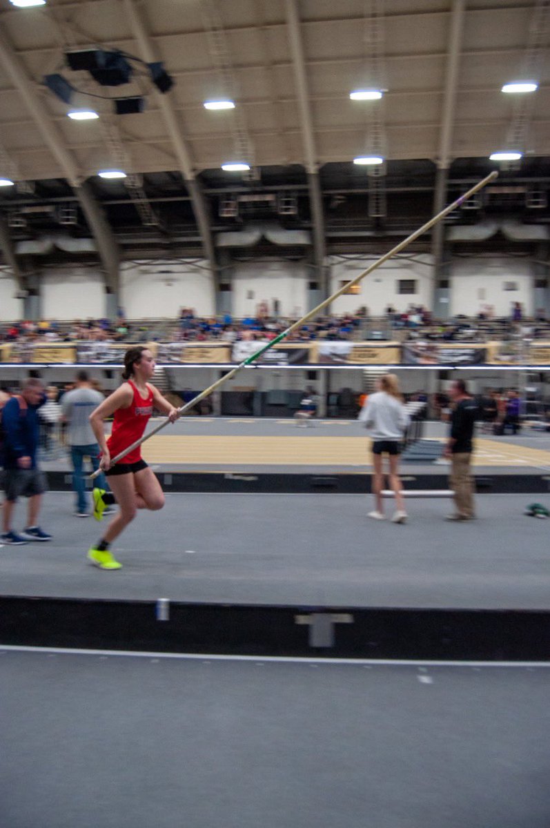 This Saturday, down in Bloomington, we will have 2 athletes competing in the indoor state meet! Hayden Kemple in the 3200 and Taylor Hornbeck in pole vault. Good luck to you both!