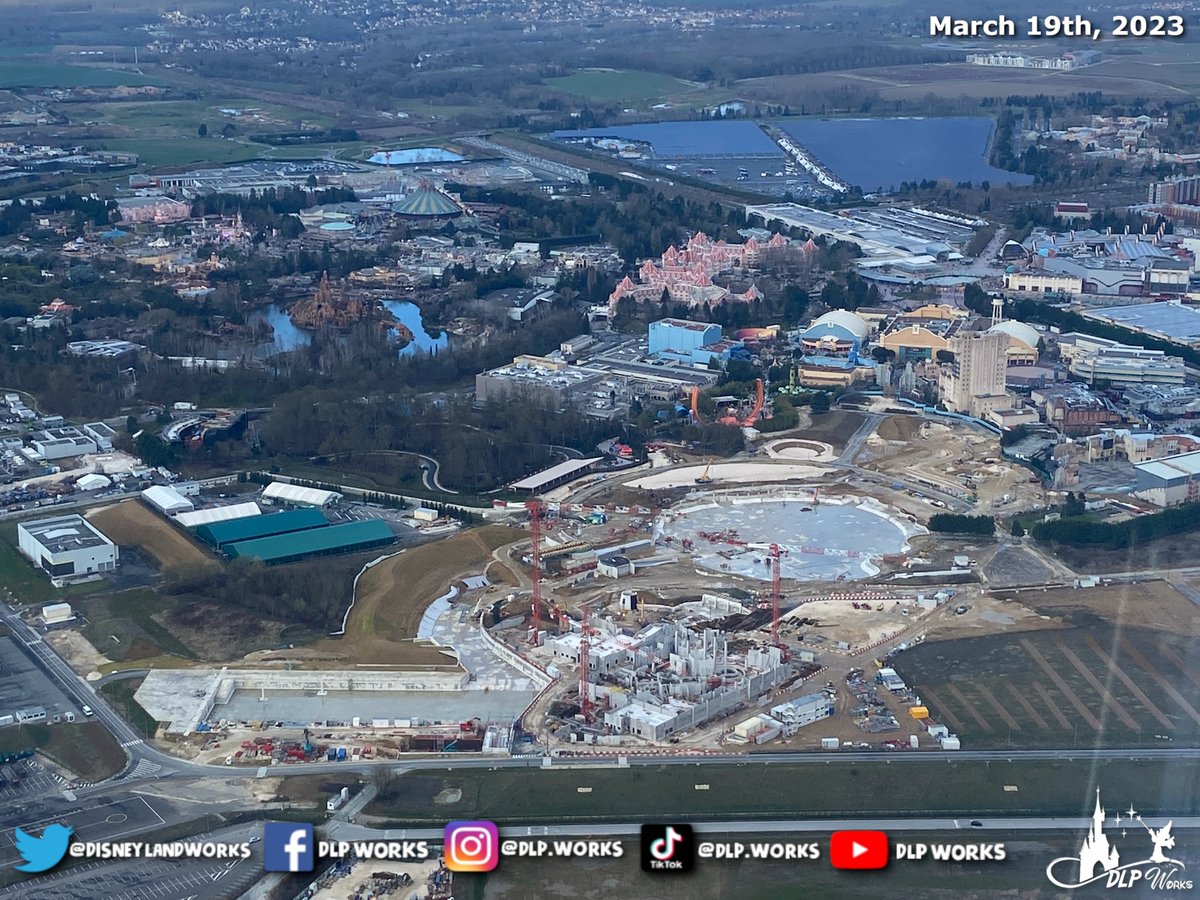 Disneyland Paris Works on Twitter "[Aerial Views] ️ BEFORE / AFTER ️ WDS2 ️ May 25th, 2021 ⚡️