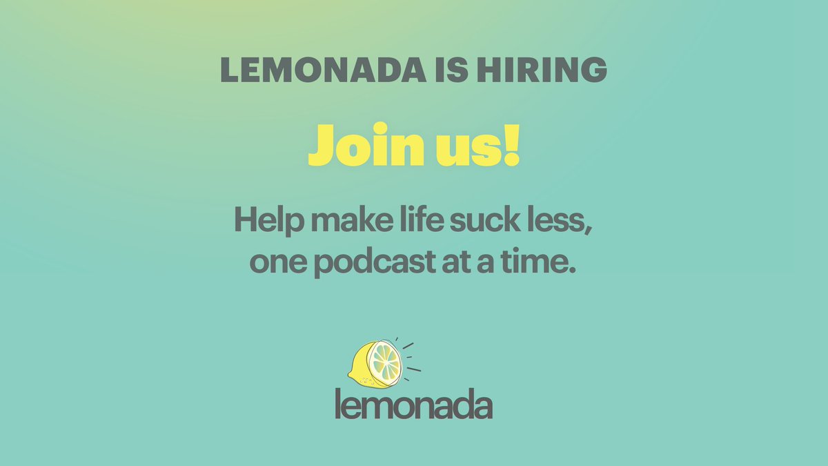 We're hiring! Do you live in NYC or the LA area and want to help make life suck less for millions of people? Come be our next Director of Business Development.

<a href="/POCinAudio/">POC in Audio</a> <a href="/DisabledWriters/">Disabled Writers</a> <a href="/nlgja/">NLGJA: The Association of LGBTQ+ Journalists</a> <a href="/NABJ/">#NABJ Headquarters ✊🏾🖊️🎙️💻 📷 🎥 📝 🔈</a> <a href="/TransJA/">Trans Journalists Association</a> <a href="/NAHJ/">NAHJ</a>

Appy at: ow.ly/zfOf50NqnF3