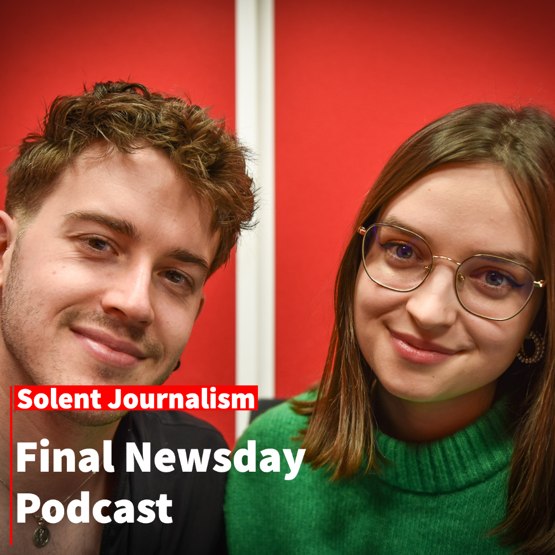 Solent Journalism (@solentjou) on Twitter photo To celebrate our final ever Newsday, Bianca and I are voicing a special podcast, listen in to find out the class’s favourite moments of doing Newsday over the two years.
Podcast by <a href="/Bianca_Bie_/">Bianca Capatina</a> and <a href="/brett_gardner_/">Brett Gardner</a>
Listen to it here: youtu.be/Pe76Z8c_c20 To celebrate our final ever Newsday, Bianca and I are voicing a special podcast, listen in to find out the class’s favourite moments of doing Newsday over the two years.
Podcast by <a href="/Bianca_Bie_/">Bianca Capatina</a> and <a href="/brett_gardner_/">Brett Gardner</a>
Listen to it here: youtu.be/Pe76Z8c_c20