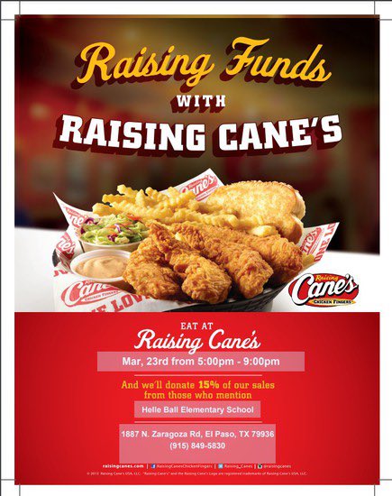 SusanaZ_HBES's tweet photo. Dalmatian Nation Join us TODAY @ Raising Cane’s Family Night🐾❣️@asper_HBES @HBall_ES @HerreraCristie @lgonz_HBallES @VBMolinar_HBES @raisingcanes @CISElPaso @HbeVolunteers https://t.co/amTMYl5OB4