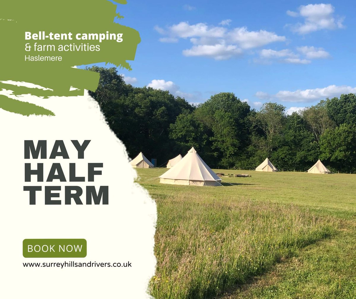 Join us this May half term for adventure and fun at our camp! Activities include sleepovers in bell tents, night bat tours, orienteering, and more. Suitable for children aged 8-15 and perfect for first-time or experienced campers!

Click the link in our bio for more information