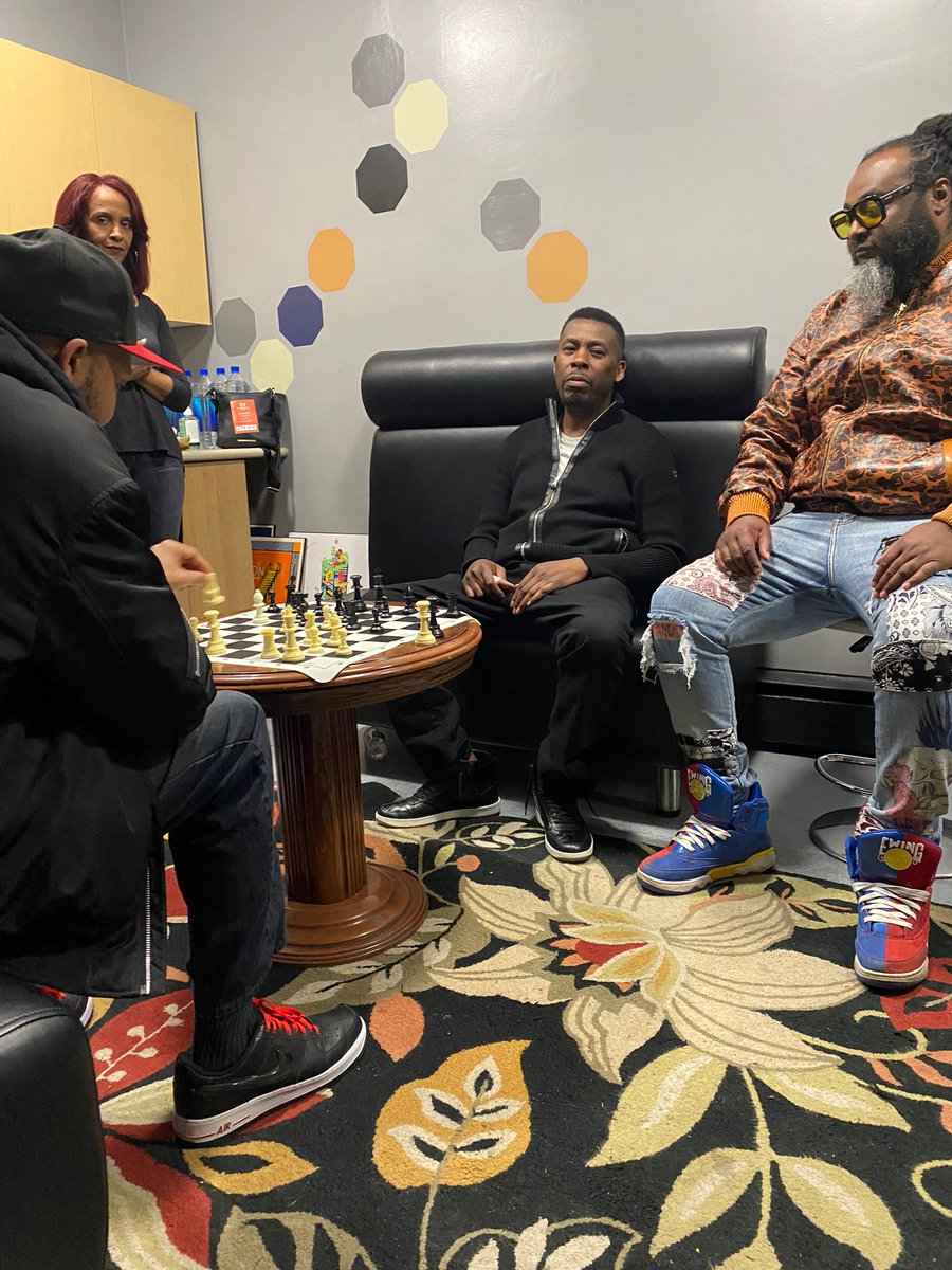 It's on <a href="/TheRealGZA/">GZA</a> vs <a href="/DjMercilless/">DJ Mercilless</a> Chess Masters I bear witness to the new testament of chess moves #WuTangOnHulu #gza #thegza #LiquidSwords #WuTanganamericansaga #WuTang #wutangclan #djmercilless #lordfury #lordfurysaidso #chess #chessmasters #WuTangOnHulu #chessclub