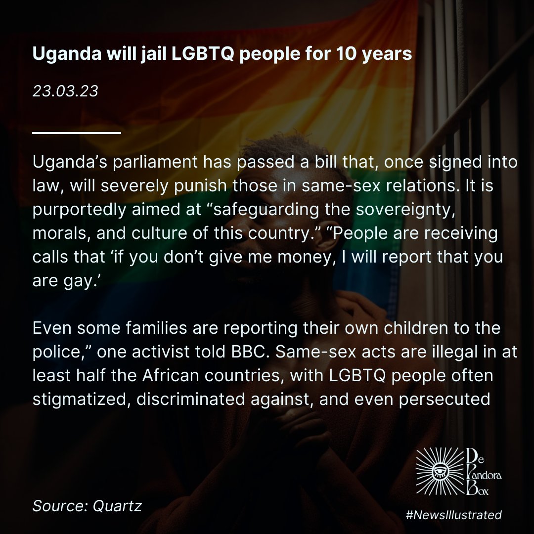 Uganda will jail LGBTQ people for 10 years
qz.com/death-penalty-…