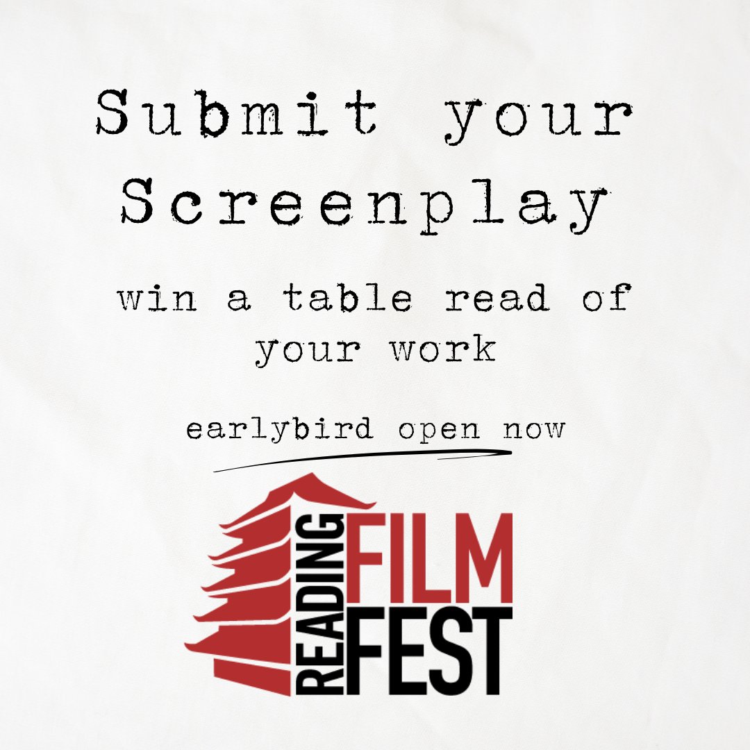 ReadingFilmFEST's tweet photo. Screenwriters:
This is your early reminder that the Reading Film Festival has a screenplay category.
Learn more:https://t.co/tzwywauJRV
#screenwriters #screenplays #screenplaycompetition #tableread #filmfestival #submityourscript #earlybird #winbig #readingpa https://t.co/iPkwMFzhkx