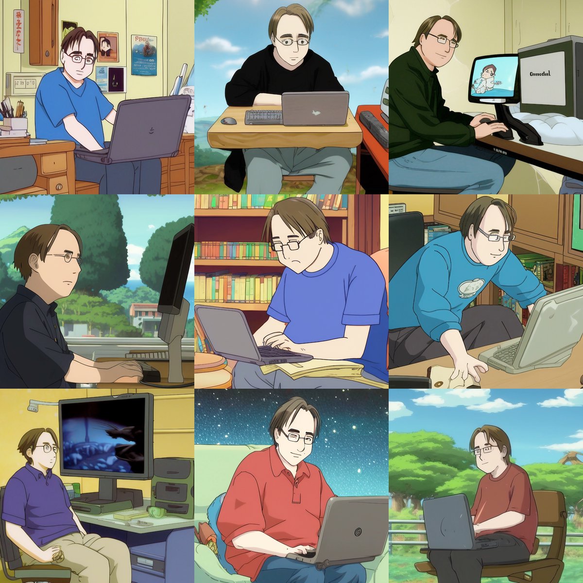 hardmaru's tweet image. “Anime about Linus Torvalds programming Linux”

#StableDiffusionXL #AIart