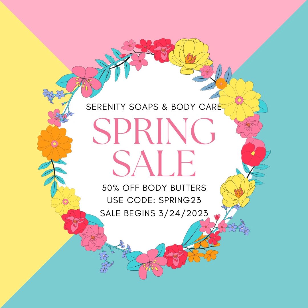 serenitysanc's tweet photo. It's that time of year where the flowers bloom and the weathers gets warm. Take advantage of our spring sale starting 3/24/2023. Select items will be on sale using code SPRING23 at checkout. 

#sale #sales #salestips #salescoach #salesperson #saleoff #salehere #salesalesale https://t.co/0PTxSXyDq9