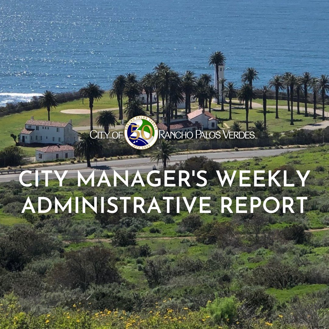 Rancho Palos Verdes on Twitter "Get the latest updates from City Hall