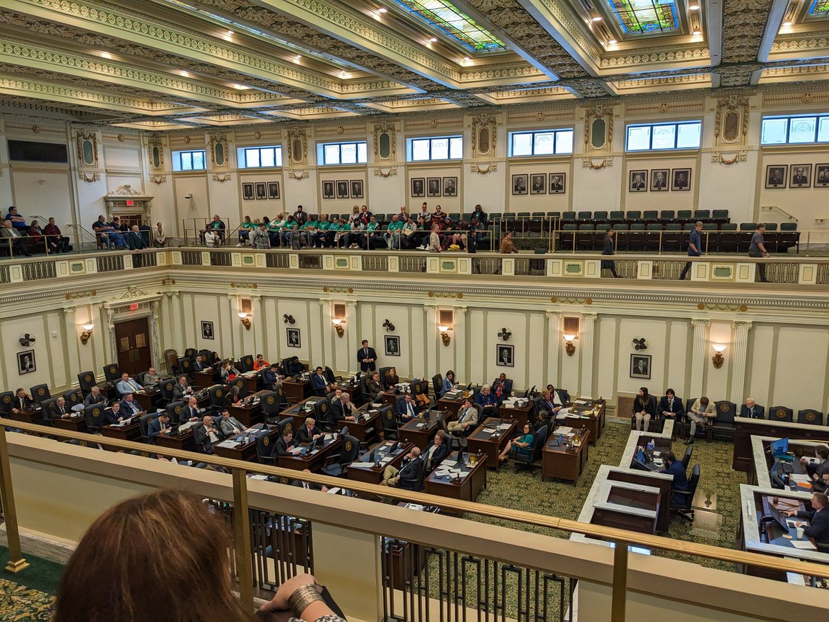 sockies1's tweet photo. The People's house. Advocate folks! Your legislators need to hear from you. #DisabilityCounts #DDDayOK2023 https://t.co/ith3IYHQ7v