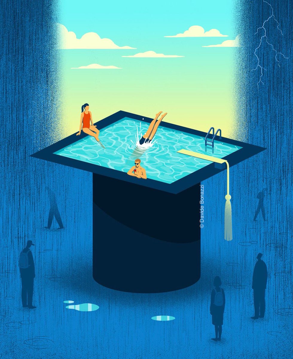 Davide Bonazzi (@davidebonazzi2) on Twitter photo New #illustration for <a href="/chronicle/">The Chronicle of Higher Education</a> about how some students at elite colleges are unable to see their own privilege, based on belief that they’ve earned everything they’ve achieved - while others just haven’t worked hard enough… bit.ly/42DB1Hw New #illustration for <a href="/chronicle/">The Chronicle of Higher Education</a> about how some students at elite colleges are unable to see their own privilege, based on belief that they’ve earned everything they’ve achieved - while others just haven’t worked hard enough… bit.ly/42DB1Hw