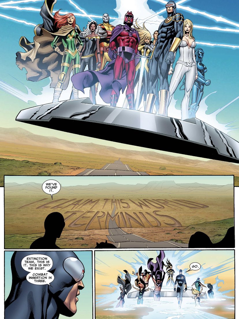 chelsdaniel280's tweet photo. “Extinction Team, this is it. This is why we exist.”
(Uncanny X-Men #9 - Kieron Gillen, Carlos Pacheco, Cam Smith, Guru-eFX, and Joe Caramagna)
#Cyclops #ExtinctionTeam
#Terminus #UncannyXMen #XMen
#Marvel #MarvelComics https://t.co/h5EkbOMVTK