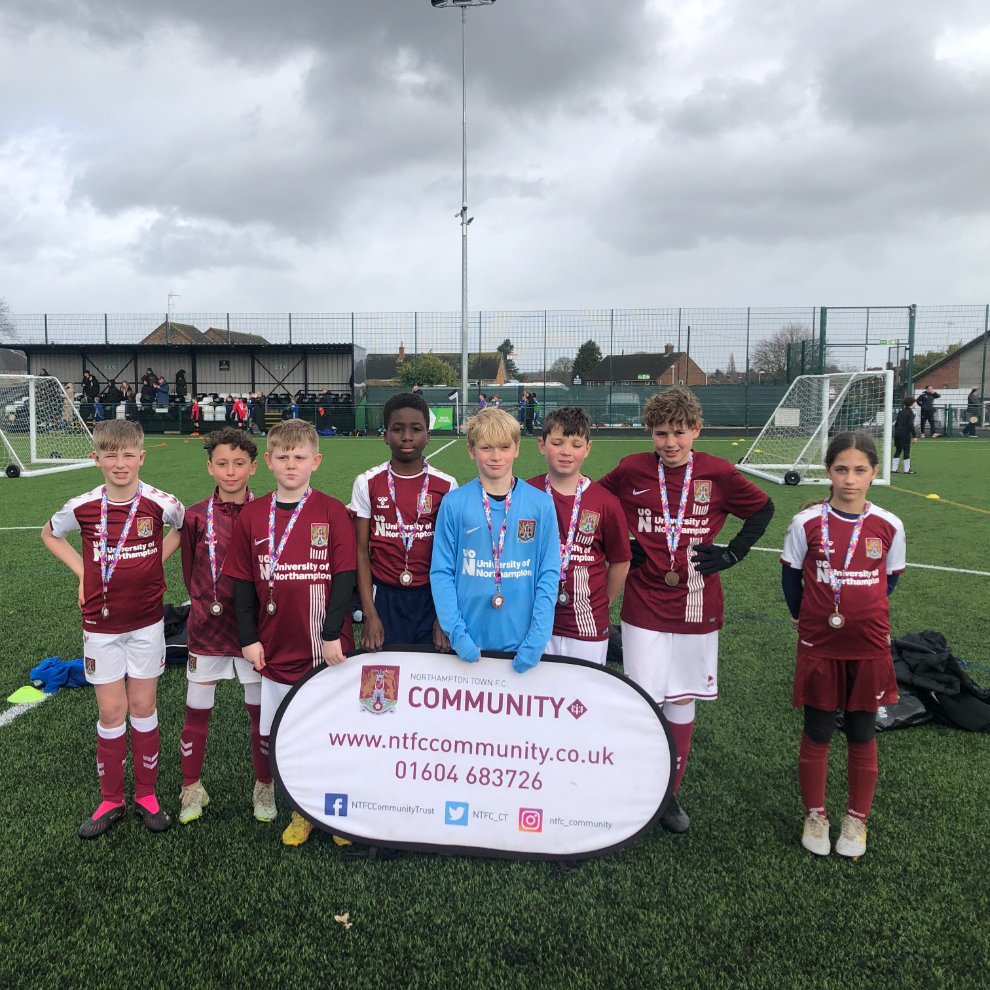 A huge thank you to <a href="/Abbey_CofE/">Abbey CofE Academy</a> for representing <a href="/ntfc/">Northampton Town</a> in the <a href="/UtilitaFootball/">Utilita Football</a> Regional #EFLKidsCup ⚽️

Unfortunately the side were knocked out in the Quarter Finals meaning their Wembley dream was over this year

Congratulations once again to the winners from <a href="/WFCFoundation_/">Walsall FC Foundation</a>🏆
