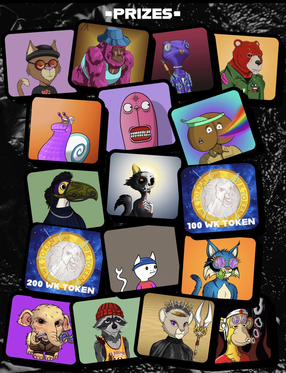 We are giving away MIA, TAC, Algorillas, and so much more algoNFT prizes to our WickedPrince holders. 

It's not yet too late to be a part of the Wicked Kingdom. There are still some Princes left in the shuffle! algoxnft.com/shuffle/1782

We will draw the winners on April 9! 👑👑