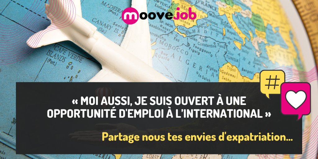 🎯 Êtes-vous à la recherche d'une opportunité internationale?

Découvrez moovejob.com, la plateforme de recrutement pour les professionnels en mouvement.

Partagez nous en commentaires où vous souhaiteriez aller 🤗✨

#RecrutementInternational #opportunite #emplois