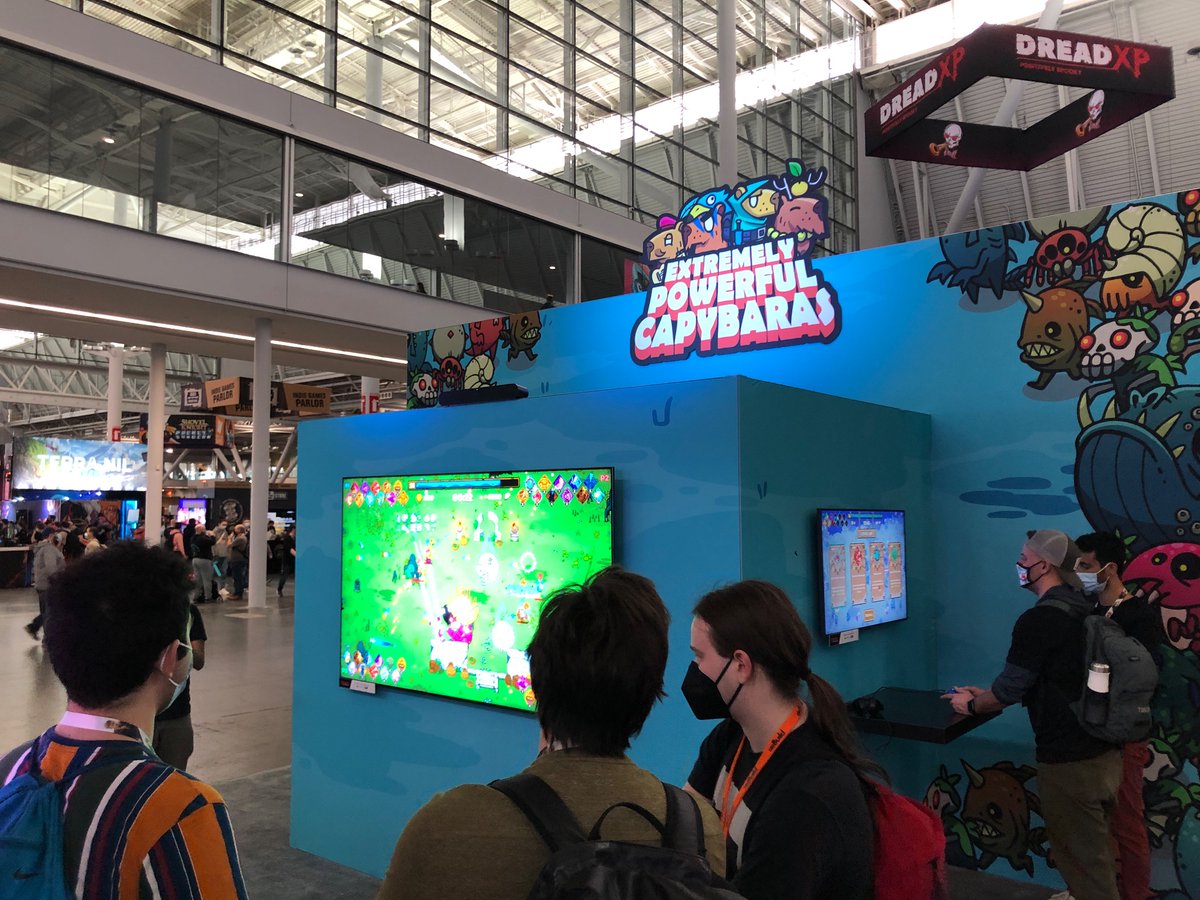 PMStudiosUSA's tweet photo. We're here at #PAXEast (Booths 15055 &amp; 15061)! 
Come check out our games and feel our wares with your hands in real life! 
(Take them home for a fee...)

Special thanks to @PAX for having us and @ORIGINPC for our hardware. https://t.co/ltKEnaUGhg