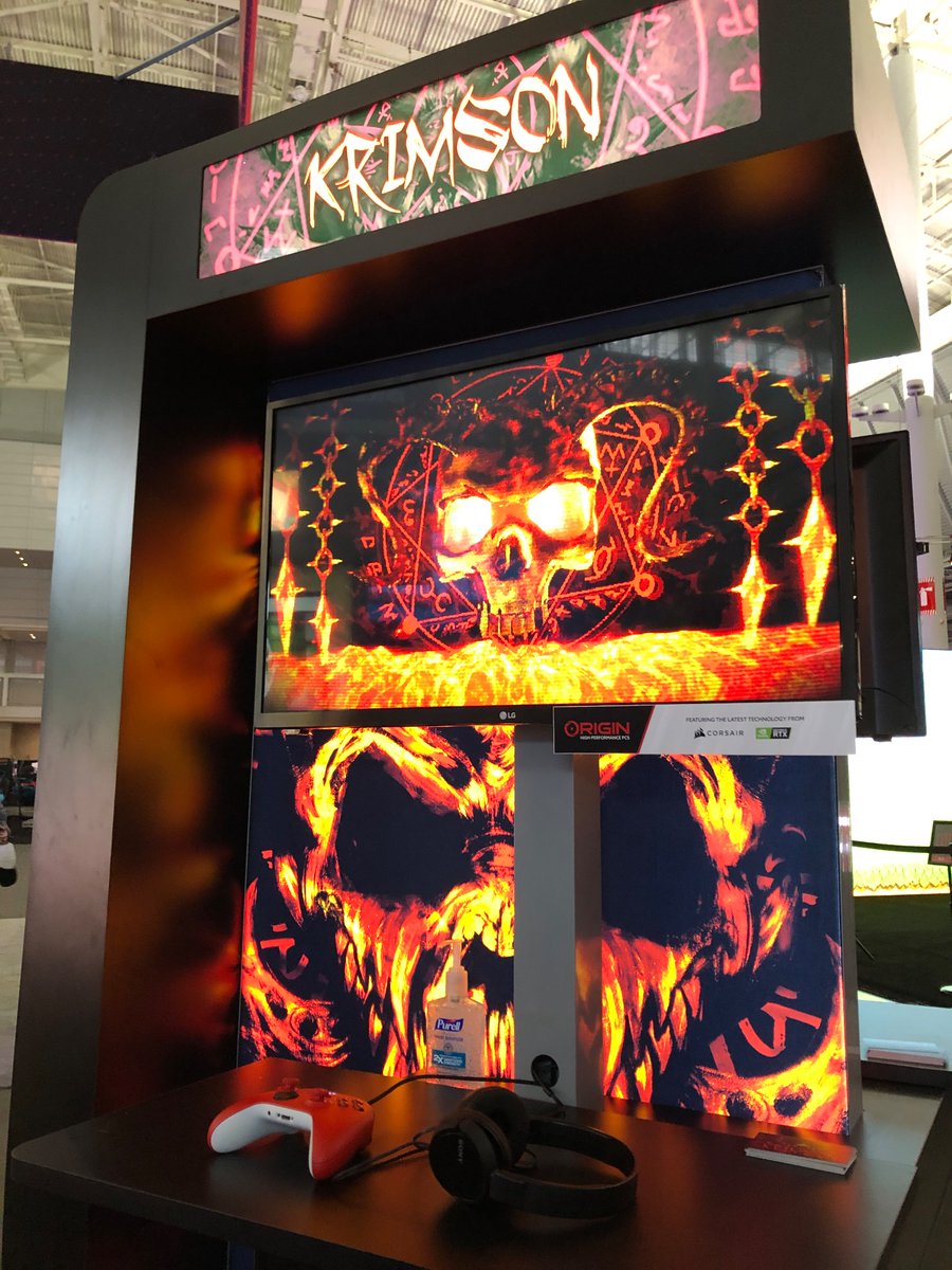 PMStudiosUSA's tweet photo. We're here at #PAXEast (Booths 15055 &amp; 15061)! 
Come check out our games and feel our wares with your hands in real life! 
(Take them home for a fee...)

Special thanks to @PAX for having us and @ORIGINPC for our hardware. https://t.co/ltKEnaUGhg