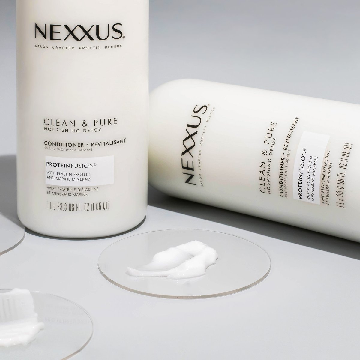 nexxushair's tweet photo. Be ready for a #NexxusLevel Detox with our Clean &amp; Pure power duo 🌟
With 0% sulfates, dyes, silicones or parabens, what are you waiting for?
-
#nexxus #nexxuslevel #nexxushair #nexxushaircare #cleanandpure https://t.co/AmdHzyagWa