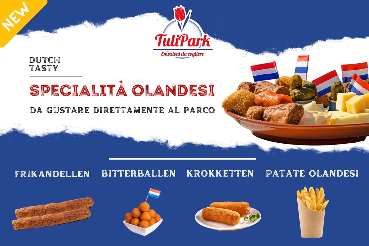 🤣🤣 Bitterballen en frikandellen. Exclusieve specialiteiten noemen de Italianen ze! Te krijgen bij het tulpenpark van Rome dat net open is. Lees meer 👉ilgiornale.nl/de-tulpen-bloe…