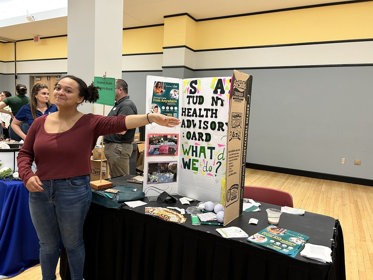 Mason’s Health and Fitness Fair is jammed!!! #wellbeing <a href="/HealthyMason/">Mason Student Health</a>