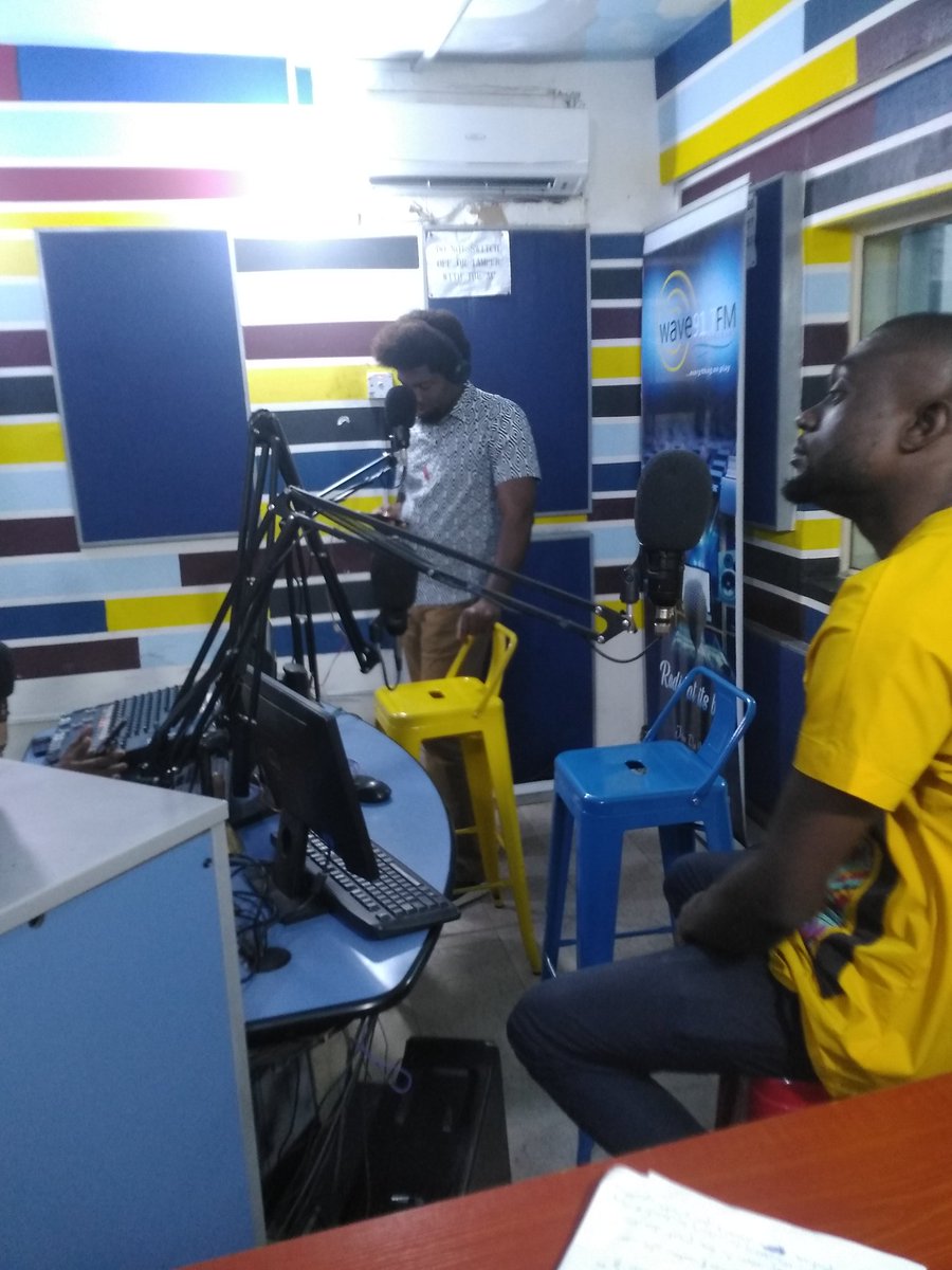 TukaeMorrison's tweet image. The occasion of World Meteorological Day is all about celebrating life on Earth &amp;amp; @Pigdgreen was live at Wave FM 91.7,  on a special broadcast session with @PatrickAmaibi discussing the Future of Weather, Climate and Water across Generations.

#WorldMeteorologicalDay2023 
#PIGD