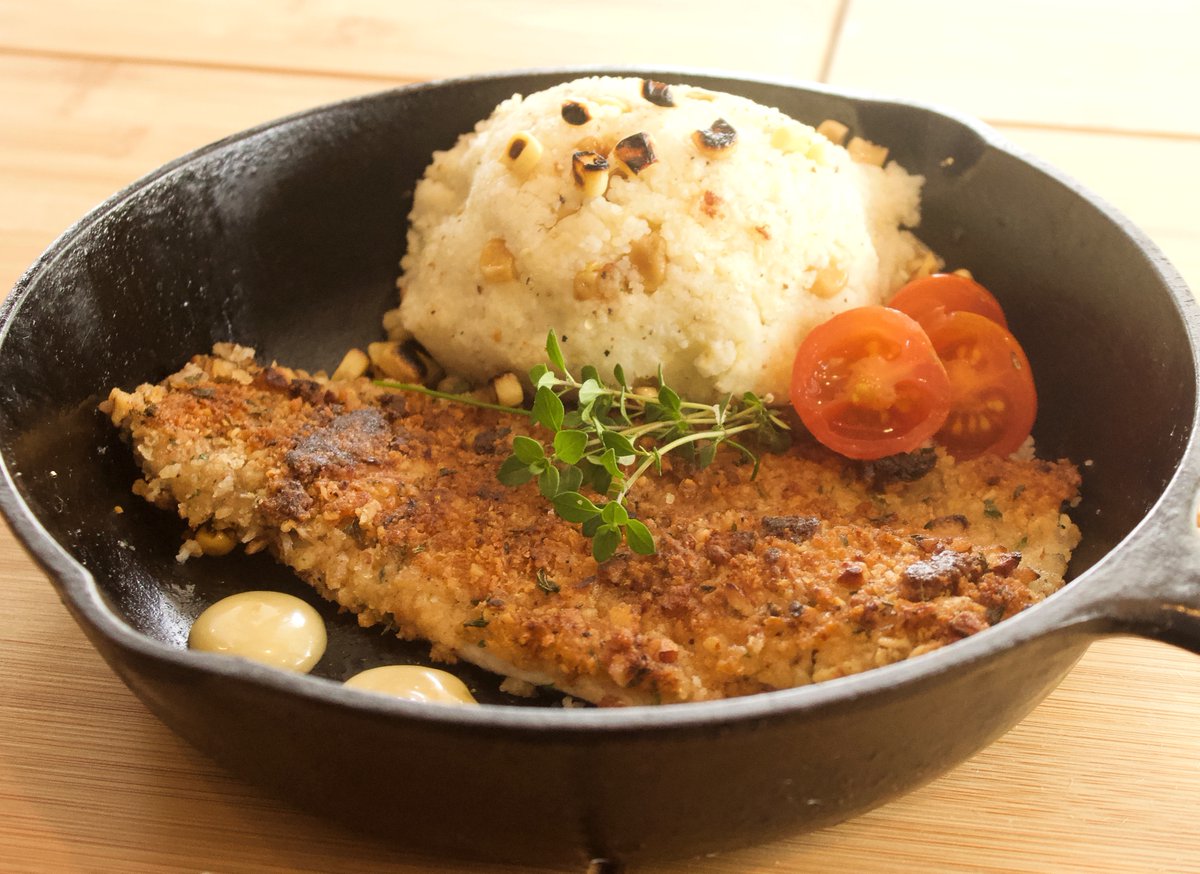 Pecan-crusted trout is the perfect healthy spring food. 
#comegetsome #freshtrout #modernsoutherncomfortfood