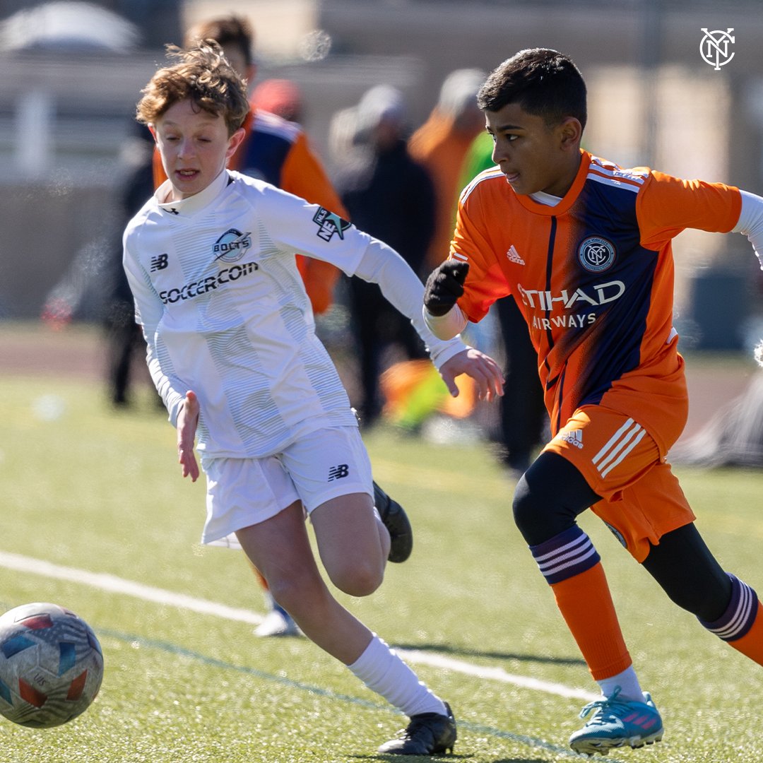 NYCFCYouth's tweet photo. Our U13s putting the work in 💪💙