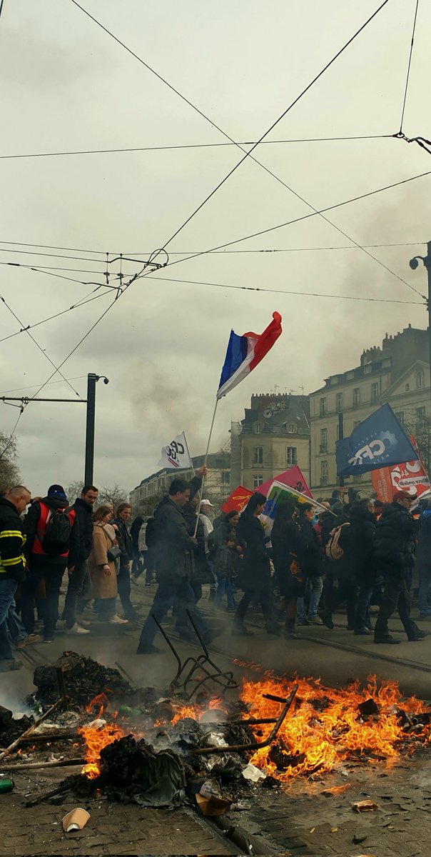 #ReformeDesRetraites #manif23mars  #Nantes  #manifestation #RevolutionFrancaise