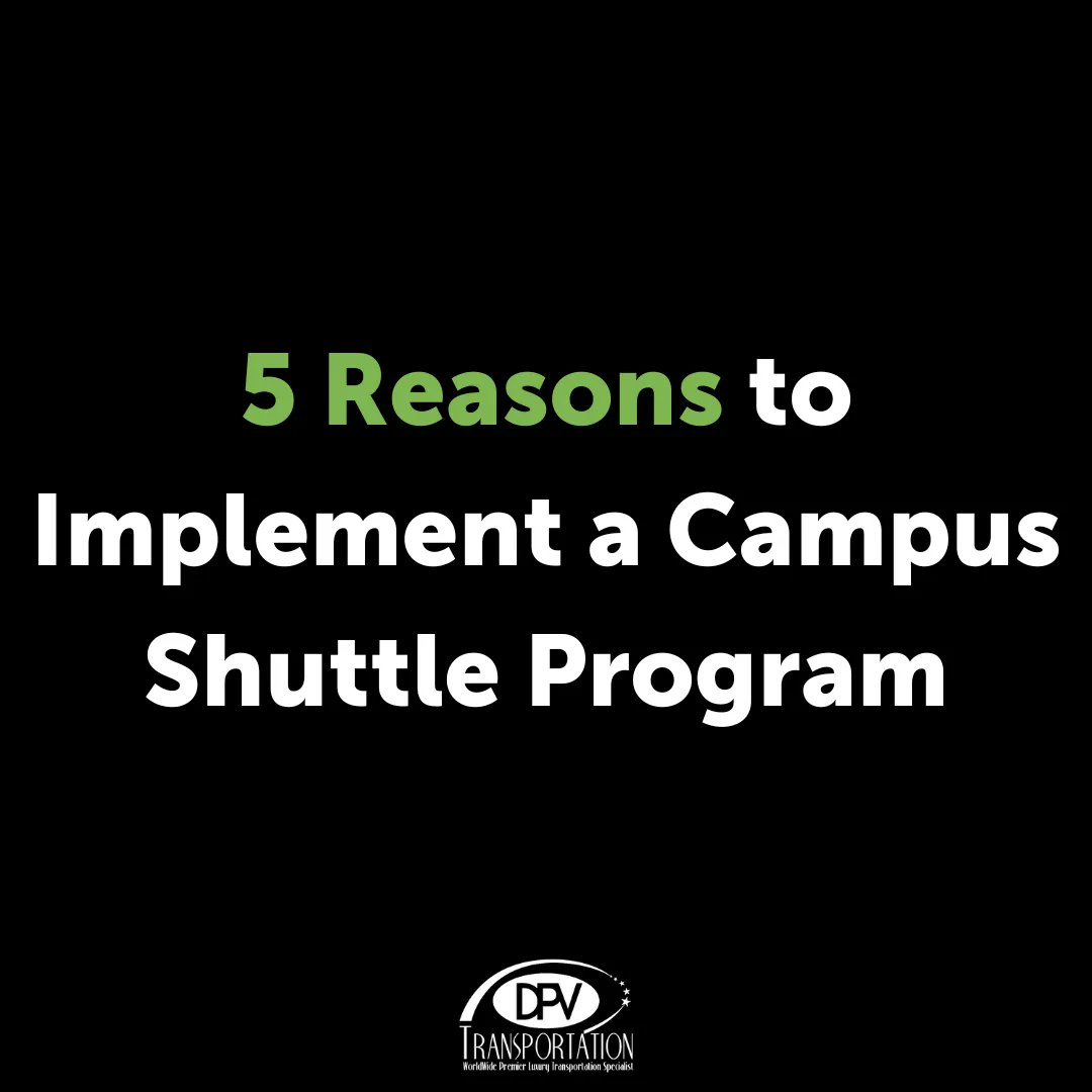 DPVTransp_WW's tweet image. 🚍🎓 In this day and age, it&apos;s hard to find a university without a shuttle program. --&amp;gt; buff.ly/3X1uGl1 

Check out all the benefits of campus shuttle programs 🙌 #universitylife #shuttleprogram #campusmobility #sustainability 🌿