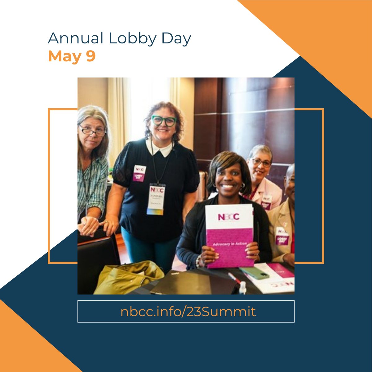 test Twitter Media - NBCC advocates are educated, effective, feared, and revered! Our #LobbyDay is May 9th, and advocates will ask for bipartisan support for our 2023 legislative and public policy priorities. #NBCCOnTheHill https://t.co/Ef9qm0tRMg