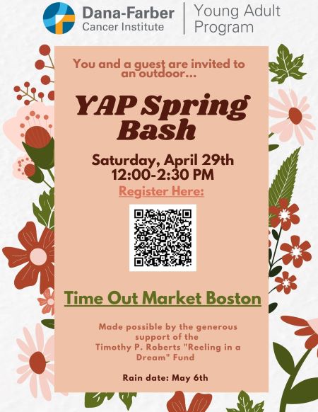 Dana-FarberYAProgram (@danafarberyap) on Twitter photo Join us Saturday at Timeout Market Boston! The 19th Annual Young Adult Cancer Conference will conclude  with an in-person social! #YAPConference23 
Register: redcap.link/Conference23 Join us Saturday at Timeout Market Boston! The 19th Annual Young Adult Cancer Conference will conclude  with an in-person social! #YAPConference23 
Register: redcap.link/Conference23