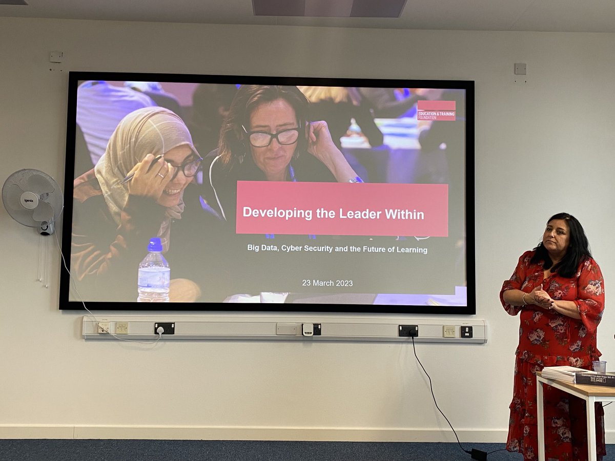 SLBLimited's tweet photo. Great last session delivered by ⁦@cerian_ayres⁩ at the Technical Leadership Conference, Big Data Cybersecurity &amp; the Future of Learning. Every day is a learning day!#TechnicalLeadership #ETFSupportsFE ⁦@E_T_Foundation⁩ https://t.co/FU0Lcrudac