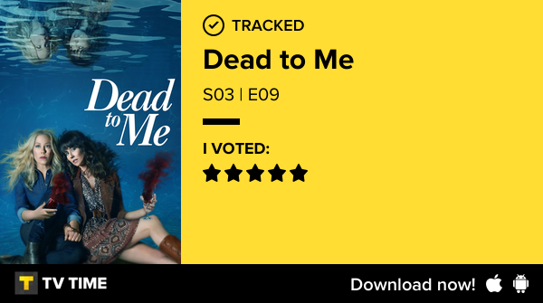 heavydirtymindx's tweet photo. I've just watched episode S03 | E09 of Dead to Me! #deadtome  https://t.co/eK2Ip6Hvks #tvtime https://t.co/t24HWaz3CL