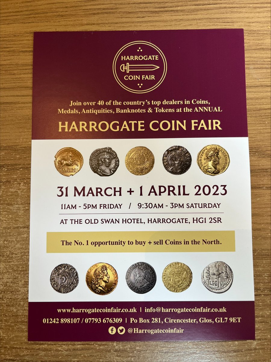 Harrogate Coin Fair tweet media